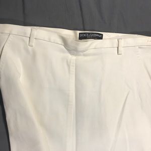 DOLCE & GABBANA long cream skirt